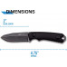 Faca Master Cutlery MT-20-30BK MTech USA Fixed Blade Knife